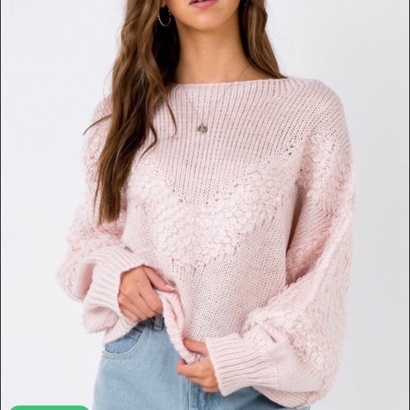 Princess Polly | Sweaters | Pink Knit Sweater | Poshmark